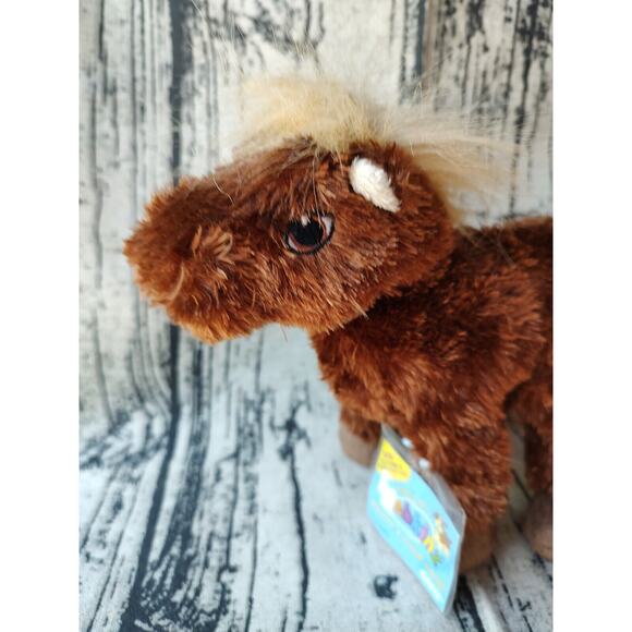 Ganz Webkinz Lil Kinz Horse HS103 Stuffed Animal Brown Pony CUTE unsure on code. - Picture 2 of 9
